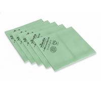 Vileda Professional Microfibre r-MicronQuick, Chiffon Recyclé Multi-Surfaces, Lavable à Machine, Sans Trace, 40x38 cm, Lot de 5, Vert