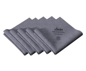 Vileda Professional Purmicro Active Max Lot de 5 Chiffons XL pour Lavage de Voiture Gris