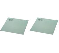 Vileda Professional, PVAmicro Vert 5pcs - Lavette Microfibre avec revêtement PVA, Haute Absorption, Surfaces sensibles, Nettoyage sans Traces, Usage Humide, 38x35cm, 200 lavages (Lot de 2)