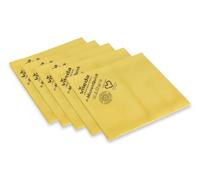 Vileda Lavette microfibre non tissée usage long - Jaune - Sachet de 5