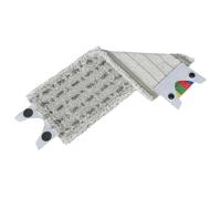 Vileda Professional UltraSpeed Mini Frange r-MicroLite - Serpillière en Microfibre Haute Absorption, Idéale pour la Maison, la Cuisine, le Bois Dur, le Stratifié et les Sols en Bois, Couleur Gris