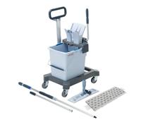 Vileda Professional,UltraSpeed Pro,Seau 25L avec Presse,Manche Télescopique