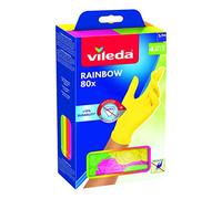 Vileda Rainbow Gants polyvalents, nitrile, multicolore, 80 pièces, M/L