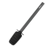 Vileda Recharge de Brosse WC en Silicone avec tête Flexible et poignée en Aluminium - Anti-Odeur, Inoxydable, séchage Rapide, Solide