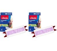 Vileda - Recharge UltraMax Care - Serpillière Sols Fragiles - Microfibres 100% Recy s - Nettoyage en Douceur et Sécharge Rapide - Nettoyeur Sol Utilisable avec Balai Vileda UltraMax et 1-2 Spray