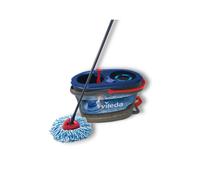 Vileda H2PrO système de Balai serpillère rotative, séparation Eau Propre et Sale, essorage sans Effort, Nettoyage en Microfibre, Assemblage Facile, Design Ergonomique