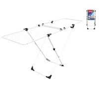 Vileda Séchoir À Linge Duo En Acier Inoxydable Télescopique De 105 Cm À 209 Cm