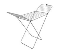 Vileda Séchoir à linge Tender – Acier, fils épais anti‑plis, grille aluminium, pliable