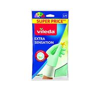 VILEDA - Sensation supplémentaire - gants multi-utilisations, taille L