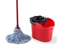 Vileda - Serpillère SuperMocio en Microfibre et Coton avec Sceau