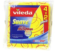 Vileda souple - Serpillères avec 30% microfibre, 4 + 2 gratuites - [Pack de 5]