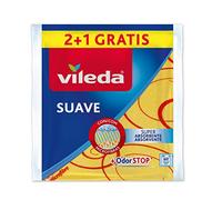Vileda - Suave - Essuie-mains en avec 30% microfibre - Lot de 2 + 1 Unité gratis