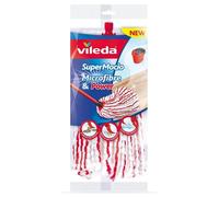 Vileda SuperMocio Recharge en Microfibre pour tête de Balai à Franges - 142405