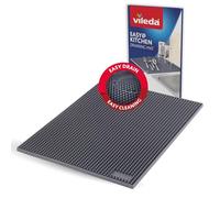 Vileda Tapis d'égouttement en TPR 30 x 40 cm - Antidérapant - Roulable et peu encombrant - Idéal pour la vaisselle, les couverts et les verres