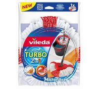VILEDA Tête de rechange 2 en 1 pour balai EasyWring & Clean Turbo - Microfibre