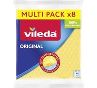 Vileda Tissu éponge, Très Haute Puissance D'aspiration, 8-pack (Couleurs Assorties)