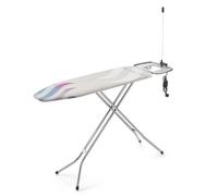 Vileda Total Reflect Plus M Planche à Repasser, Surface de Repassage : 120 x 38 cm, Hauteur réglable : Maximum 96 cm, avec Support de câble