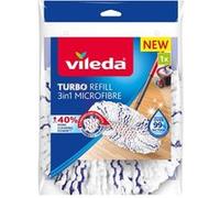 Vileda Turbo Microfibre Tampon de Recharge 3en1 40% Plus de Puissance de Nettoyage G