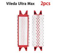 Vileda UltraMax-Balai serpillière plat réutilisable en microcarence,remplacement du gril,machine à séchage rapide,lavable,haute qualité - Type 2PCS