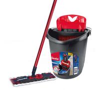 Vileda - 137431 - Ultra Max Completo : Set Balai À Plat + Seau-Essoreur