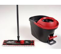 Vileda Ultramat Turbo XL balai à franges et balai-éponge Sec&humide Microfibre Noir, Rouge