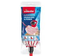 Vileda VI158455 balai à franges et balai-éponge Sec&humide Rouge, Blanc