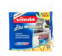 Vileda - XXL - ABIERTA FINA 116361 Pick-Up Pores Lavette Multiusages Coton Multicolore 6 Pieces 13 x 13 x 3 cm