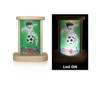 VILEVI Captain Tsubasa, Olive et Tom Lampe LED, Tricot Original Captain Tsubasa, Lampe de Table LED, allumez Votre Passion, Cadeau Enfant (Tsubasa 01)