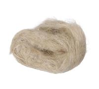 Vilgftyiet 40 g de matériau de nidification en jute naturelle pour oiseaux, idéal pour l'élevage et les nids douillets, convient pour les canaris et les colombes, biodégradable et respectueux de