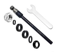 Vilgftyiet Adaptateur d'attelage d'essieu traversant réglable M12 x 1,0 160-178 mm pour Thule pour remorques Qeridoo Croozer