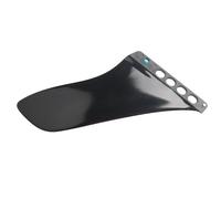 Vilgftyiet Aileron de queue automatique pour planche à voile, gouvernail de sécurité souple et flexible, compatible avec les planches de surf pour débutants, enfants et rivages, noir/orange