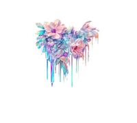 Vilgftyiet Autocollant graffiti arc-en-ciel en vinyle pour voiture côté moteur, réservoir de carburant ou carrosserie - Masquage des rayures pour décoration automobile, résistant aux intempéries et ne