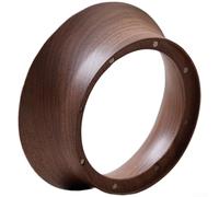 Vilgftyiet Bague de dosage de café en bois de qualité supérieure 53 mm avec aimant - Entonnoir stable pour porte-filtre (53 mm)