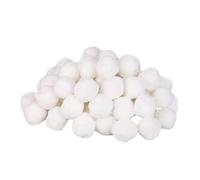 Vilgftyiet Balles filtrantes de rechange en fibre pour filtres de piscine, balles de filtration blanches de 40 mm, réutilisables et légères, compatibles avec les filtres à sable