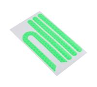 Vilgftyiet Bande Réfléchissante Trottinette Electrique Xiaomi M365 & M365 Pro - Autocollant Coquille Latérale de Sécurité en Forme de U ou Droite 6.3x0.8cm Plastique Résistant aux intempéries