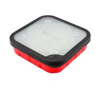 Vilgftyiet Boîte à appâts vivants portable en plastique avec trous pour la pêche à la carpe et vers rouges, design respirant avec joint en silicone, récipient de rangement léger pour l'extérieur