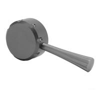 Vilgftyiet Bouton de levier de vapeur de rechange pour machines à café Breville 870 875 876 878, construction en métal de qualité supérieure, prise en main confortable, finition noire (gris)