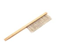 Vilgftyiet Brosse souple en crin de cheval d'abeille 40 cm à double rangée | Les poils doux en crin de cheval à double rangée balayent doucement les abeilles des cadres sans causer de dommages.