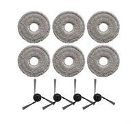 Vilgftyiet Brosses latérales de rechange et serpillères pour aspirateur Dreame X50s Pro Master pour robot Matrix 10 Ultra, brosses latérales + serpillères, kit complet d'accessoires de nettoyage (1