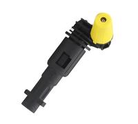 Vilgftyiet Buse turbo haute pression avec pulvérisateur rotatif à 360° pour nettoyeur haute pression Karcher K2-K7, connecteur en plastique noir et jaune pour une élimination efficace de la saleté Jet