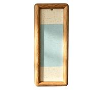 Vilgftyiet Cadre photo en bois massif style chinois 7 x 21 cm | Ce cadre en bois massif affiche des marque-pages et de petites œuvres d'art verticalement ou horizontalement.