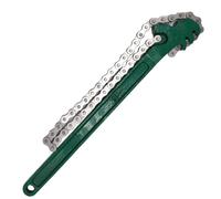 Vilgftyiet Clé à chaîne réversible robuste de 40,6 cm pour tuyaux de 1, 5 à 7, 5 de diamètre - Chaîne en acier au carbone offrant une étanchéité haute résistance et sécurité