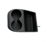Vilgftyiet Console centrale double porte-gobelet pour Golf pour JETTA pour VENTO MK3 pour A3 LHD US Spec Porte-bouteille avant 1HM862533E Noir ABS Pièce de quincaillerie intérieure de voiture (Noir)