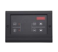 Vilgftyiet Contrôleur de sauna numérique avec minuterie de 1 à 12 heures et contrôle de la température 35-99 °C, panneau ABS mural compact pour chauffage de sauna et lumière, noir