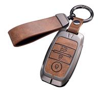 Vilgftyiet Coque de clé de voiture en alliage de zinc pour Kia Soul, Optima, Cerato, Rio & Sorento - Protection intégrale à 360° - Anti-rayures - Design compact de 8 cm