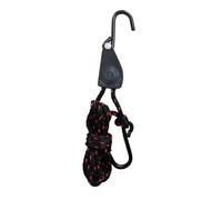 Vilgftyiet Corde de suspension avec crochet en S trempé en plastique avec corde de levage en polypropylène de 6 mm/10 mm pour tente auvent, camping, capacité de charge de 136 kg/220 kg, pièces