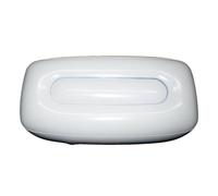 Vilgftyiet Coussin de siège gonflable en PVC pour kayak, canoë et radeau - Coussin d'air confortable pour la pêche, le camping, le bateau, 52 x 27 x 15 cm, blanc