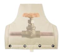 Vilgftyiet Couvercle anti-refoulement isotherme pour appareils de plomberie extérieurs, pochette en tissu Oxford pour soupape de réduction de pression, valve d'arrosage et protection de pompe de puits