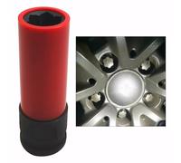 Vilgftyiet CTA Tools 4218 Douille d'écrou de roue à motif floral, outil de démontage de boulons de roue à 6 points de 17 mm pour Mercedes-Benz (2009-aujourd'hui), longueur 85 mm avec manchon de