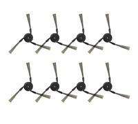 Vilgftyiet Cuum and Mop, Lot de 8 brosses d'angle en plastique + nylon, compatibles avec la série MOVA Z60, installation facile pour un nettoyage amélioré des bords et des coins